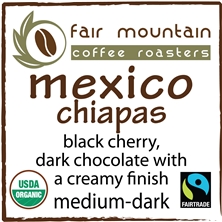 Mexico Chiapas - fair trade organic coffee